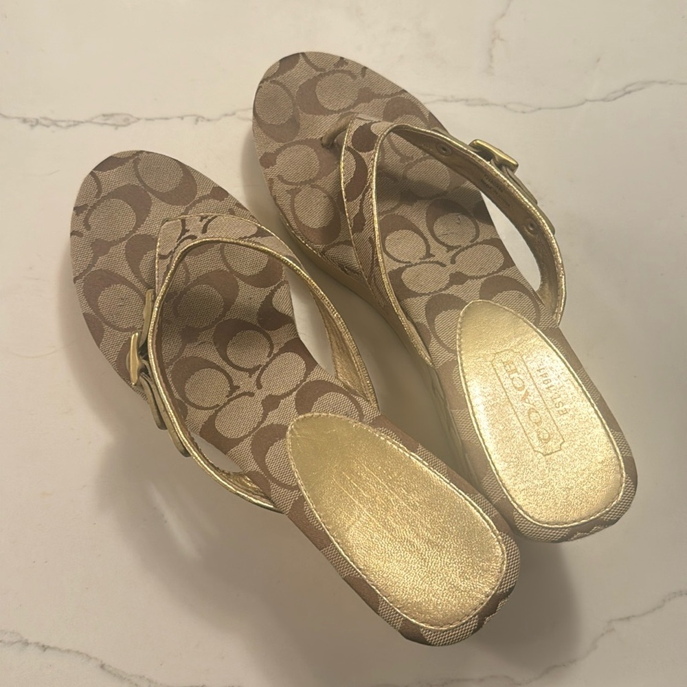 Coach sandals- so cute!